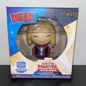 Dorbz Marvels Captain Marvel #482 Vinyl Figure Collectible Funko Limited Edition